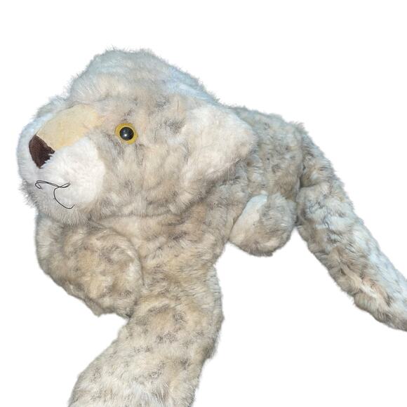 Dakin 1982 29" Plush Leopard Snowfoot Stuffed Animal Pillow Nursery USA Vintage - Picture 13 of 13